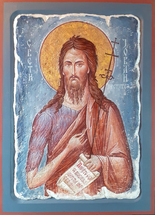 Saint John the Baptist: Fresco Technique