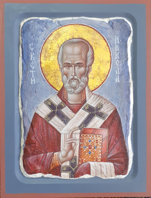 St Nicholas Rustic Icon